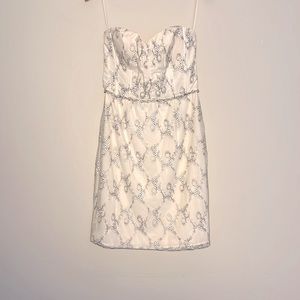 NWT Strapless Ivory Occasion Dress